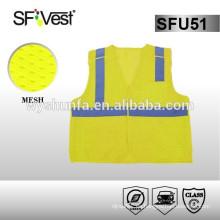 2015 Nuevos Productos traffic warning mesh vest ropa reflectante de seguridad